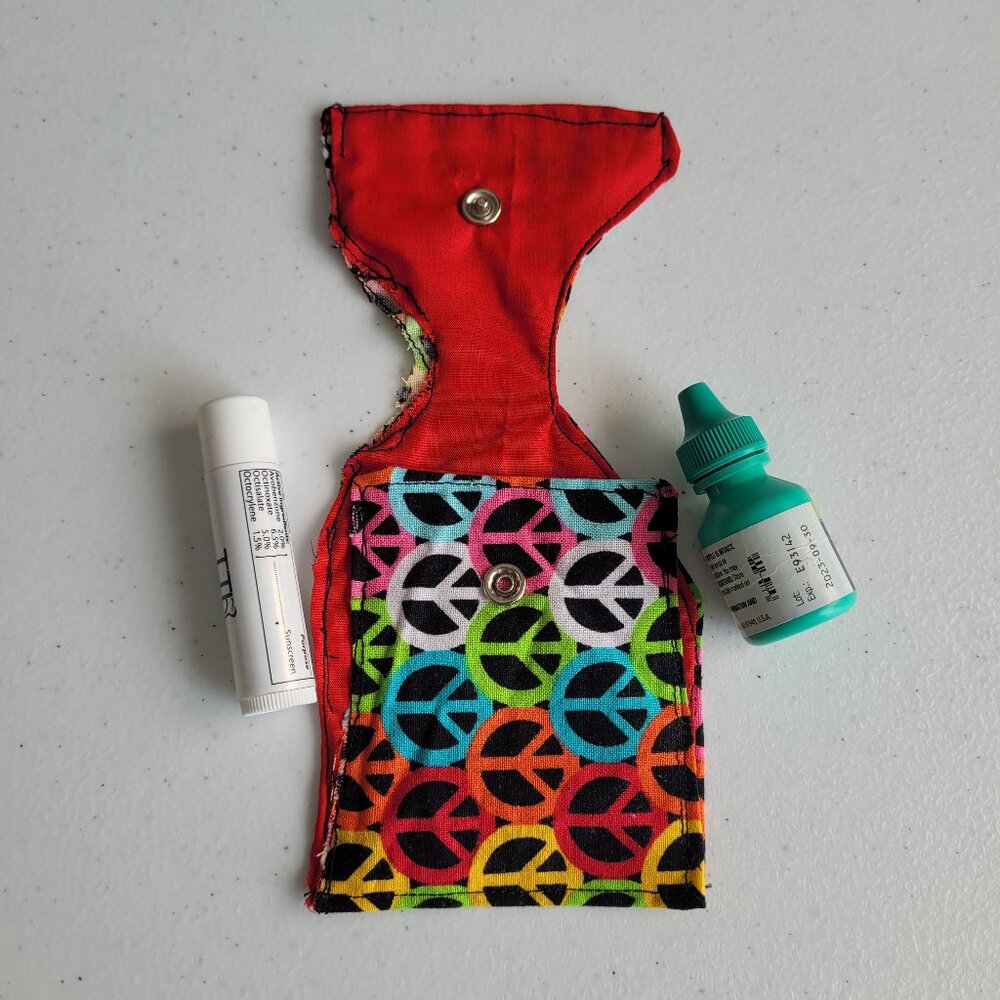 High-Quality Fabric Mini Pouch | Lip Balm & Daily Essentials Holder